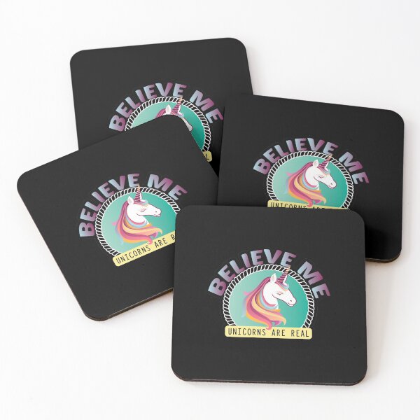 Item preview, Believe Me Unicorns are Real funny gift idea for girl designed and sold by MR20.