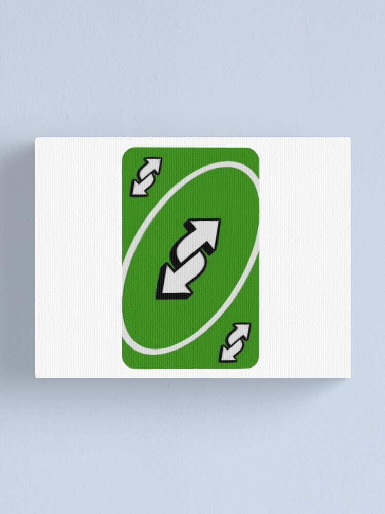 uno reverse card Canvas Print for Sale by Celise21