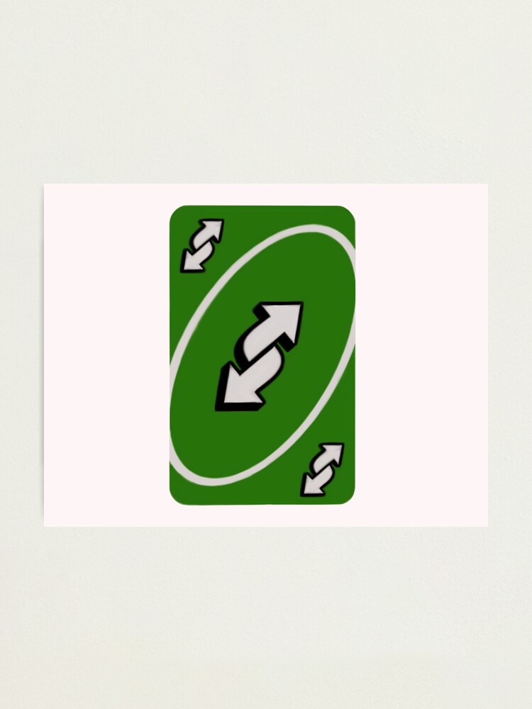 uno reverse card Photographic Print for Sale by eatashes