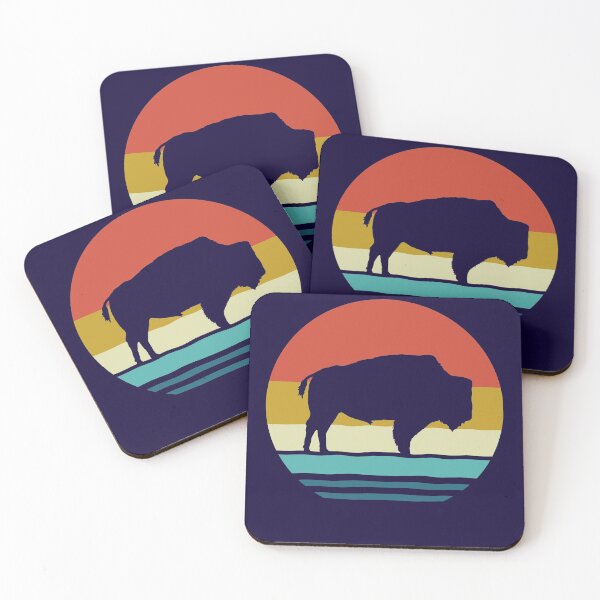 Aperçu de l'œuvre Bison - Bison rétro vintage - Sauvage - Bison , Cadeaux créée et vendue par HappyTees Lab.