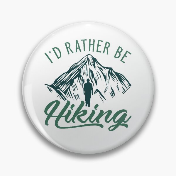 Item preview, I’d Rather Be Hiking designed and sold by LuckyFoxDesigns.