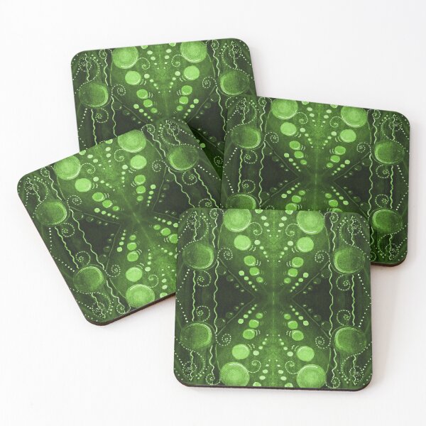 Item preview, Deep Green Psychedelic Magic Trip - Cosmic Consciousness designed and sold by ckylin.