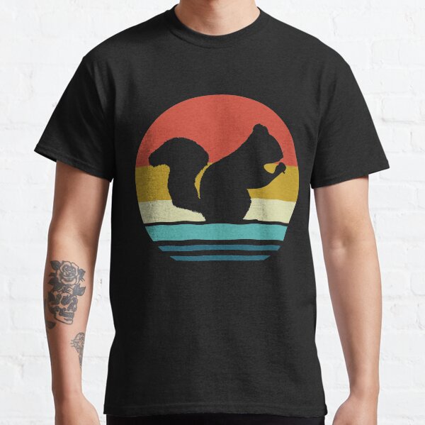 Squirrel - Vintage Retro Squirrel - Squirrel Animal Lover Owner - Gifts Classic T-Shirt