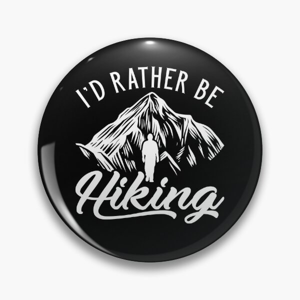 Item preview, I’d Rather Be Hiking designed and sold by LuckyFoxDesigns.