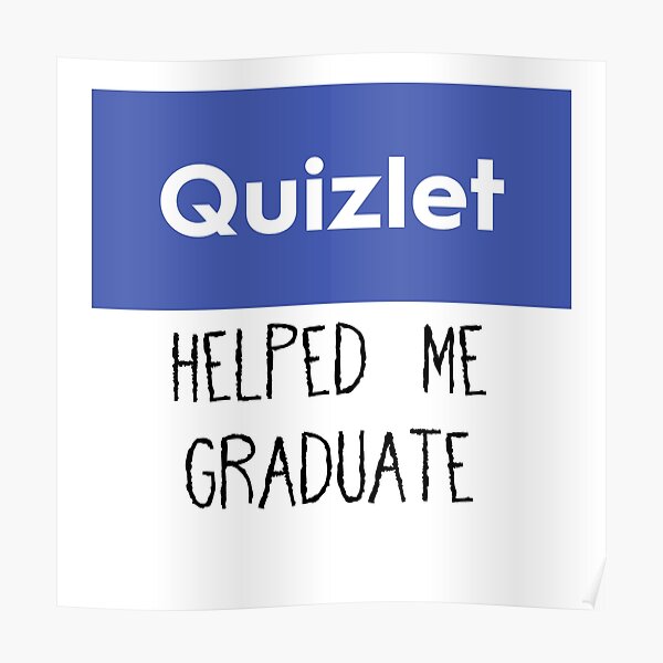 Quizlet Posters Redbubble