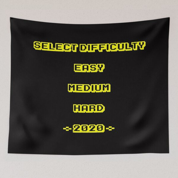 Item preview, Select Difficulty (Yellow) designed and sold by DafyddEm.