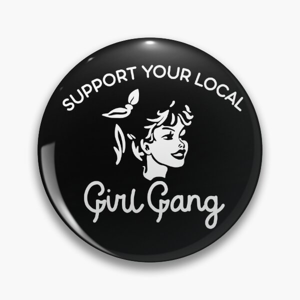 Item preview, support your local girl gang - retro vintage look designed and sold by cameronbaba.