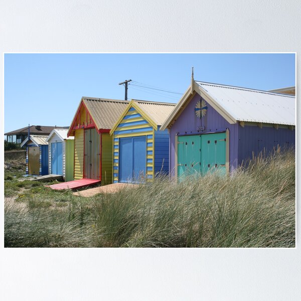 Item preview, Painted Boat Sheds - Aspendale designed and sold by Robyn Williams.
