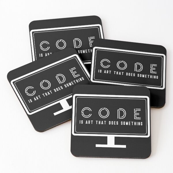 Item preview, Code Is Art That Does Something design, Coding, Programming designed and sold by Lisbob.