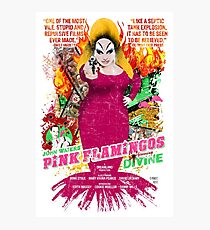 John Waters Pink Flamingos Divine Cult Movie Photographic Print