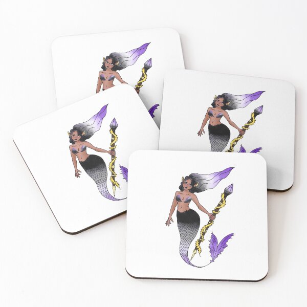 Item preview, Ace Pride Magical Mermaid designed and sold by TheDoodlemancer.