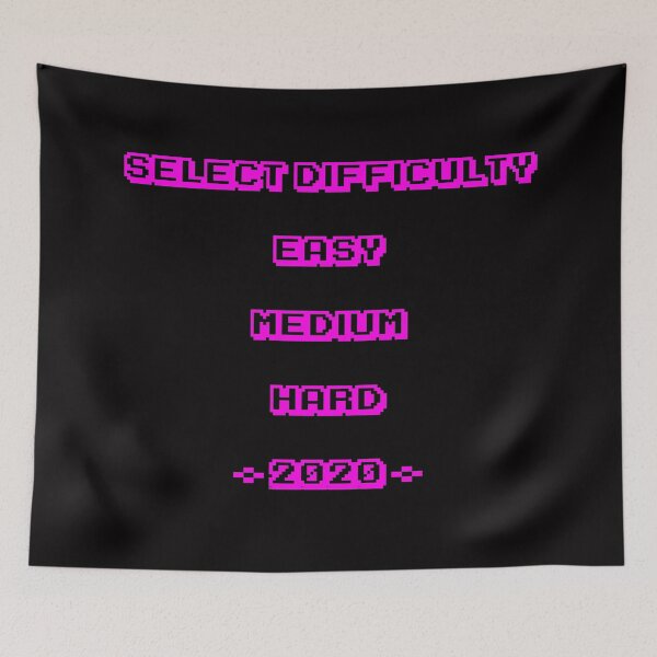 Item preview, Select Difficulty (Pink) designed and sold by DafyddEm.