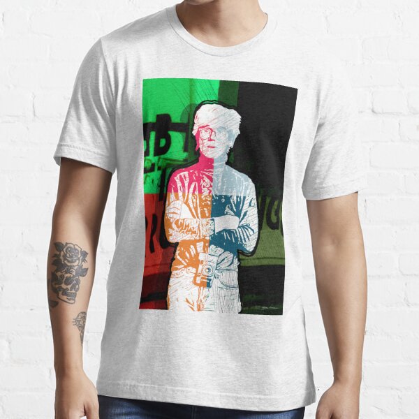 Men's Andy Warhol Inspired Camera Pattern T-shirt