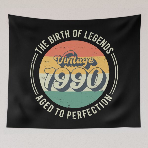 Item preview, Vintage 1990, 31th Birthday The Birth Of Legends designed and sold by RicardoTito.