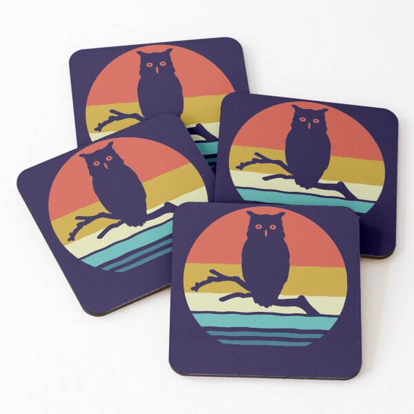 Item preview, Owl - Vintage Retro Owl Animal Lovers - Horned Owl - Gifts designed and sold by HappyTees Lab.