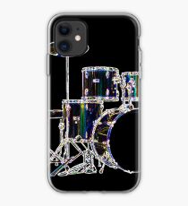 Drum Set 2 Neon iPhone Case