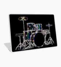 Drum Set 2 Neon Laptop Skin
