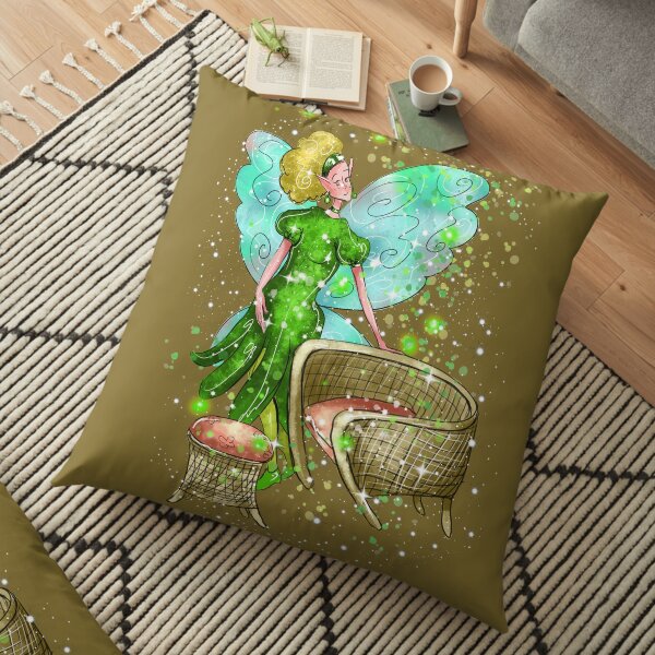 Waneta the Wicker Furniture Fairy™ Floor Pillow