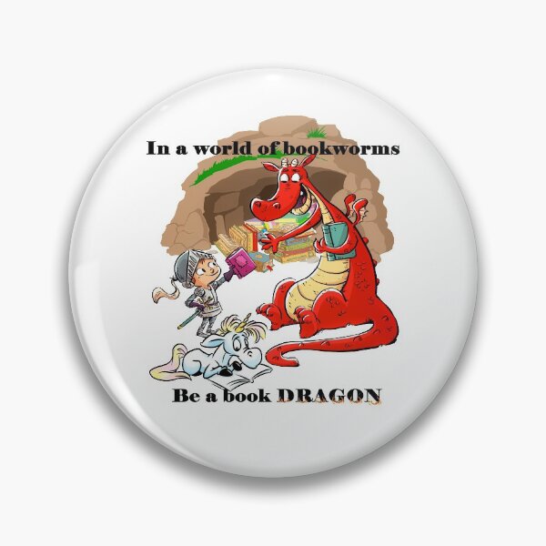 Item preview, Be A Book Dragon Black designed and sold by Tpar.