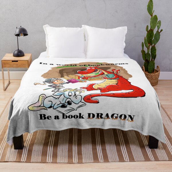 Item preview, Be A Book Dragon Black designed and sold by Tpar.