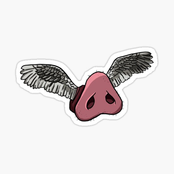 Alice Pig Snout Sticker
