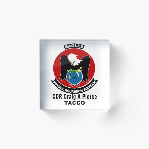 Personalized VP-16 Crest Acrylic Block