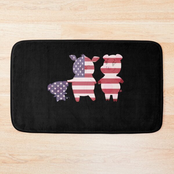 Item preview, Pig Family  Proud Farmer Funny 4th Of July Gifts Ideas USA Flag Patriotic designed and sold by Akmloza.