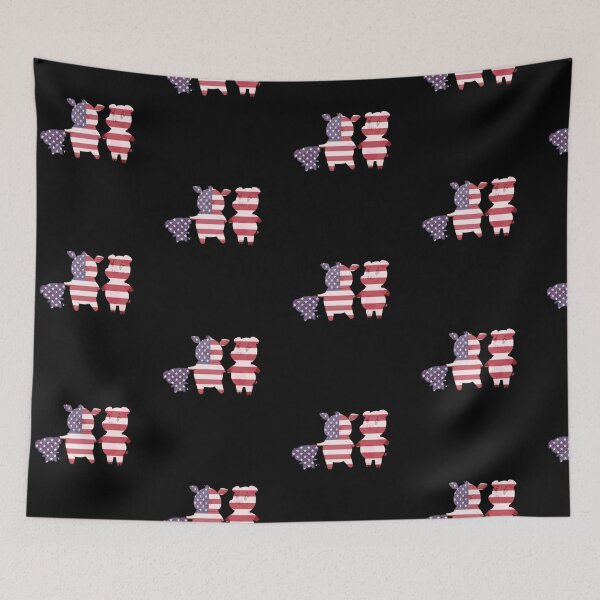 Item preview, Pig Family  Proud Farmer Funny 4th Of July Gifts Ideas USA Flag Patriotic designed and sold by Akmloza.
