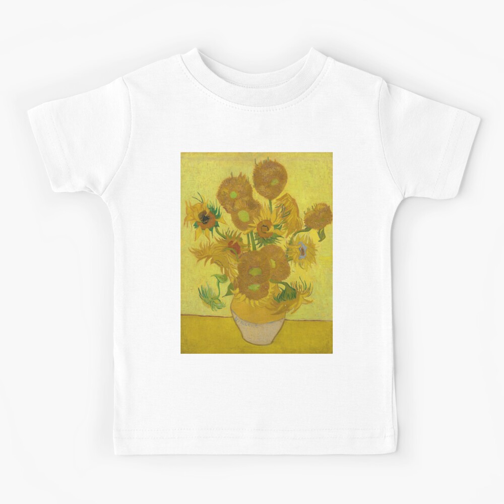 "Vincent Van Gogh Sunflowers " Kids TShirt by scardesign11 Redbubble