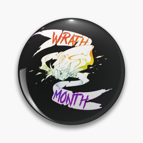 Item preview, Wrath Month - Gay Pride designed and sold by IFOHS.