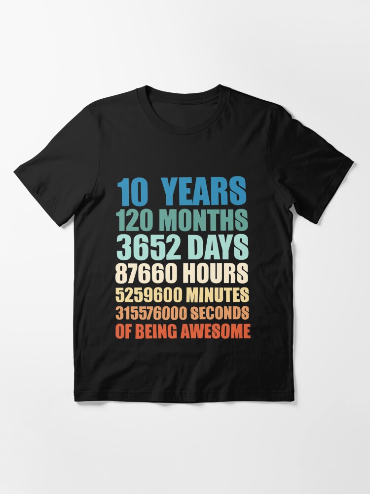 awesome since 2013 t shirt