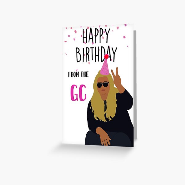 Gemma Collins birthday card Greeting Card