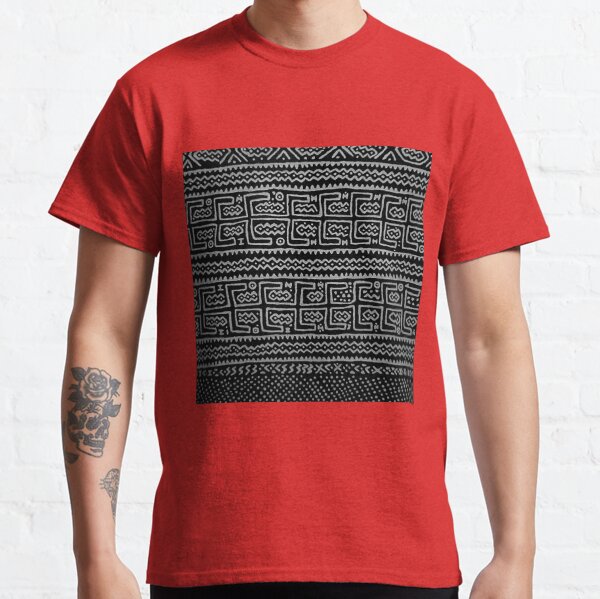 Black and white Mudcloth Classic T-Shirt
