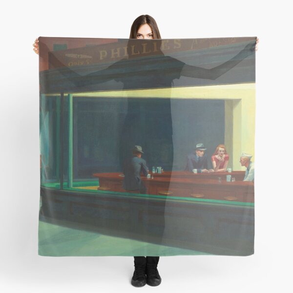 Edward Hopper - Nighthawks Scarf