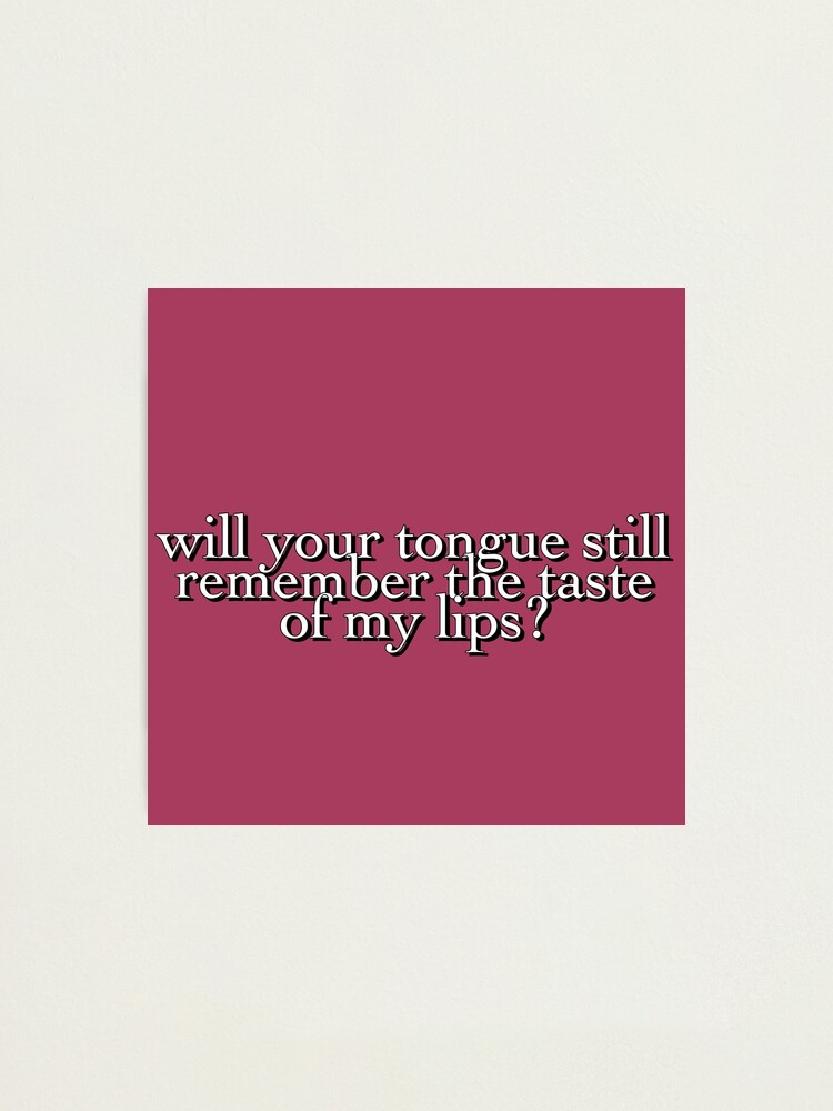 Will He Joji Lyrics Photographic Print By Heyjessicaho Redbubble