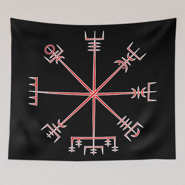 Item preview, Vegvisir white outline designed and sold by JLPeterson.