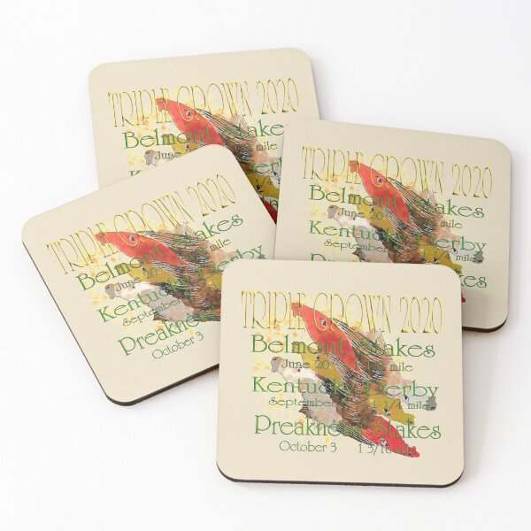 Item preview, Horse Racing 2020 Triple Crown sports designed and sold by Ginny Luttrell.
