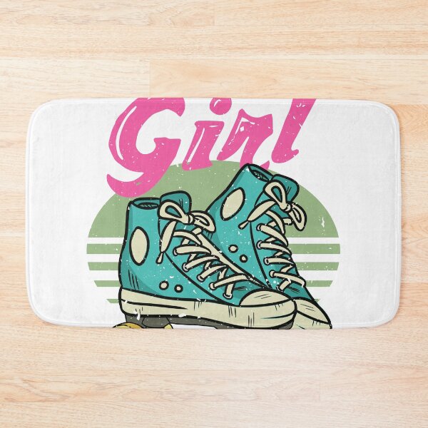 Item preview, 70s 80s Vintage Design Retro Roller Girl Skater Girl design designed and sold by Lisbob.