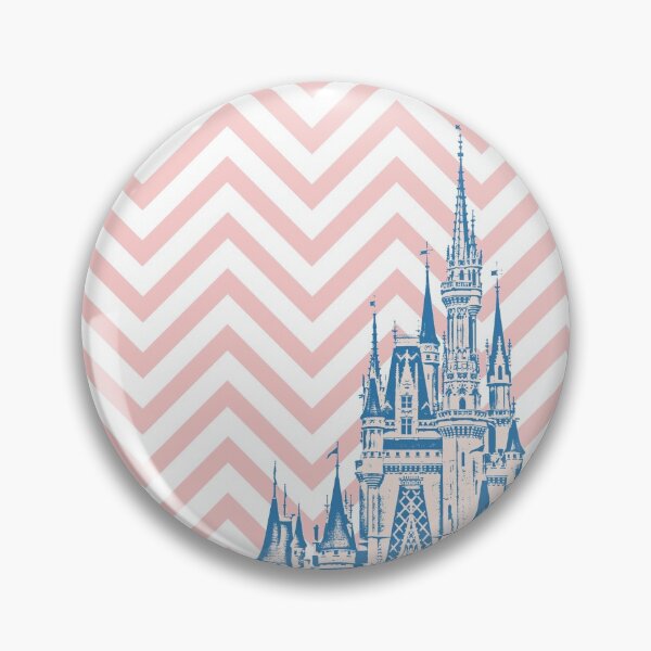 Item preview, Magic Castle Chevron Pattern Millennial Pink designed and sold by FandomTrading.