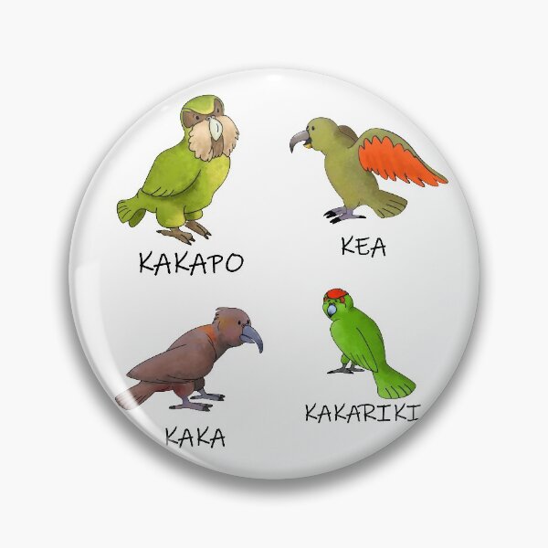 Item preview, Parrots of New Zealand designed and sold by Pebblestone.