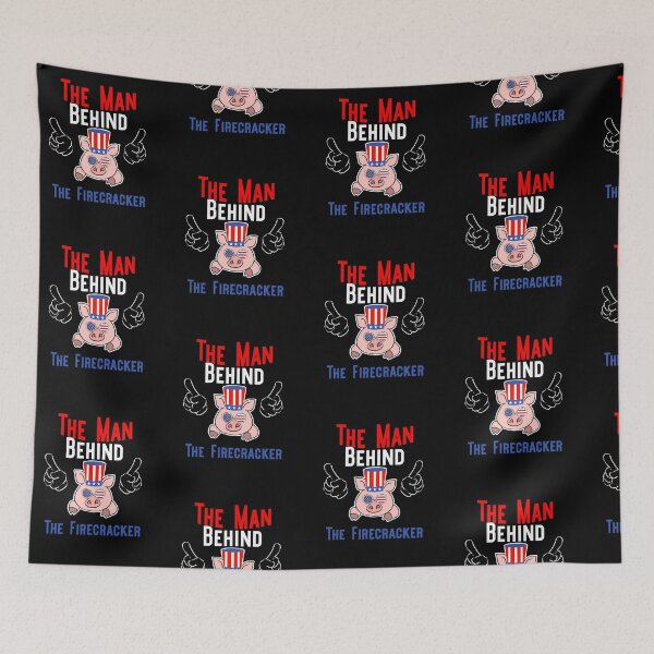 Item preview, Mens Funny 4th Of July The Man Behind The Firecracker Patriotic Gifts Ideas USA Flag designed and sold by Akmloza.