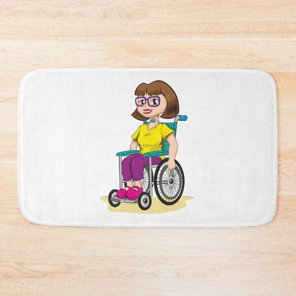 Item preview, Person Physically disabled girl in a wheelchair with tracheostomy tube designed and sold by LucianoCosmo.