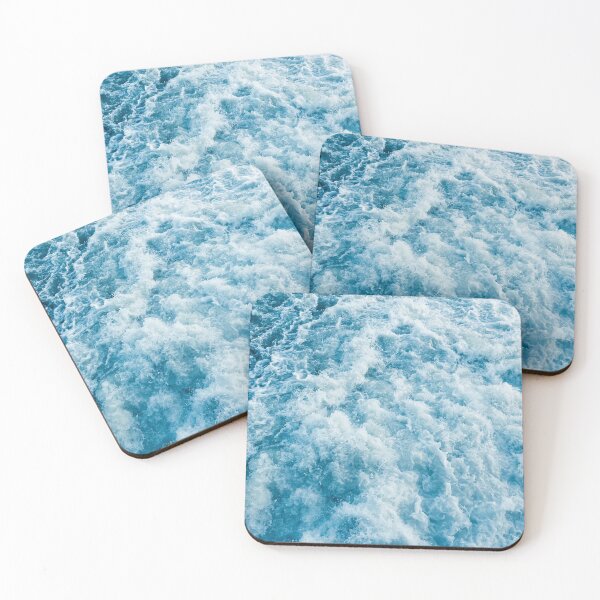 Item preview, Whitewater River Rapids Blue Abstract designed and sold by Amy Mitchell.