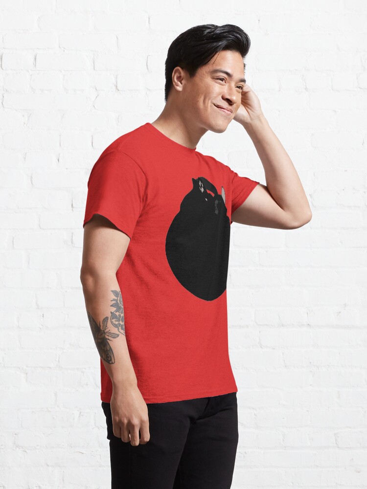 Alternate view of NDVH Black Cat Circle Classic T-Shirt