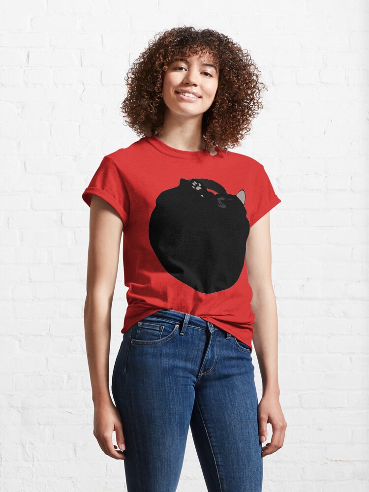 Alternate view of NDVH Black Cat Circle Classic T-Shirt