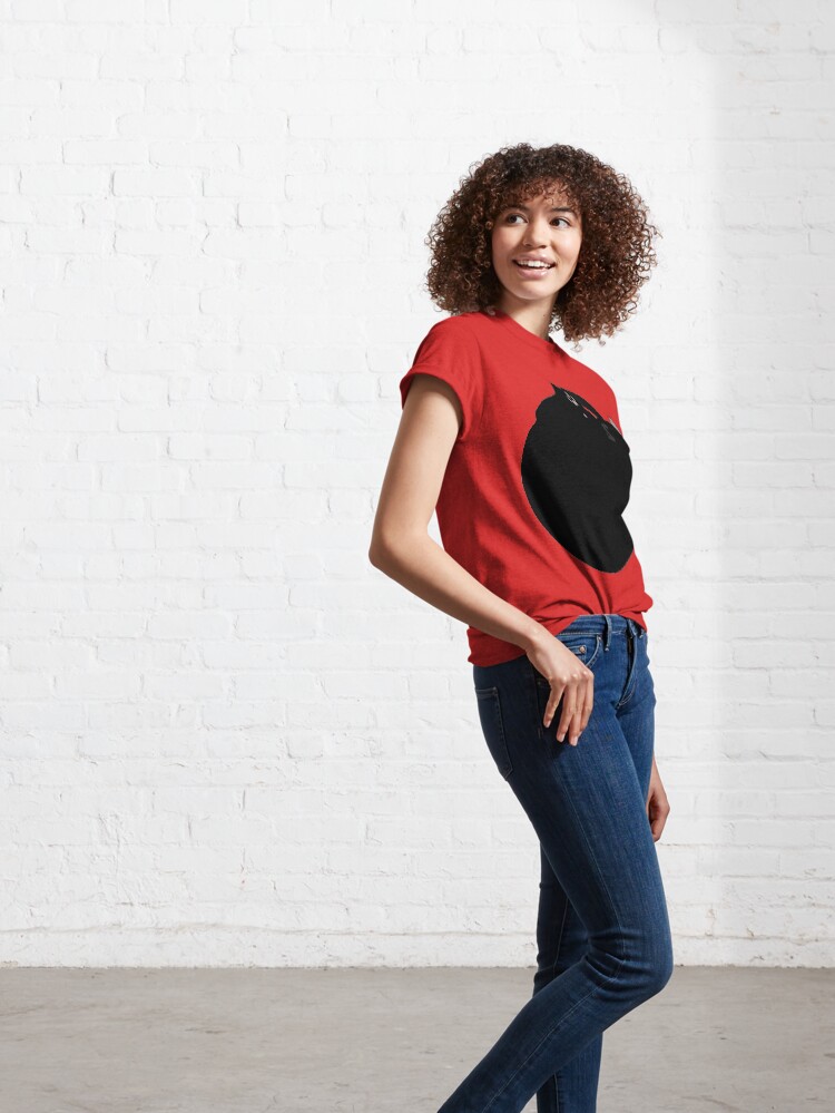 Alternate view of NDVH Black Cat Circle Classic T-Shirt