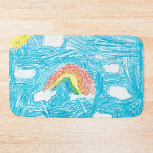 Item preview, Sunny Rainbow Sky Crayon Kids designed and sold by penpenthemonkey.