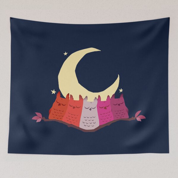 Item preview, Lesbian Owls designed and sold by Kirstendraws.