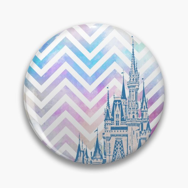 Item preview, Magic Castle Chevron Watercolor Pattern designed and sold by FandomTrading.