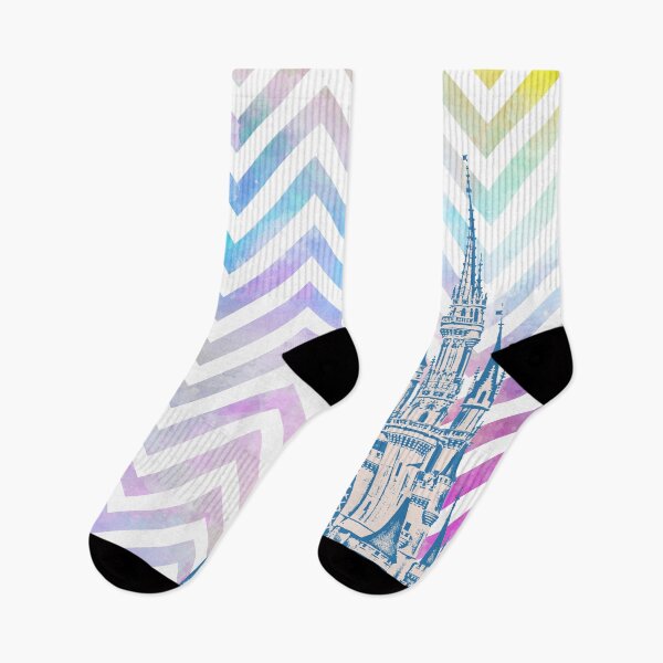 Item preview, Magic Castle Chevron Watercolor Pattern designed and sold by FandomTrading.